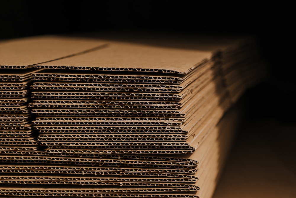 Corrugated,cardboard,sheets,,production,of,cardboard,boxes.