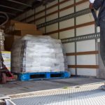 9/06/2019,miami,florida Delivery,truck,filled,with,stretch,wrapped,pallets,of,merchandise